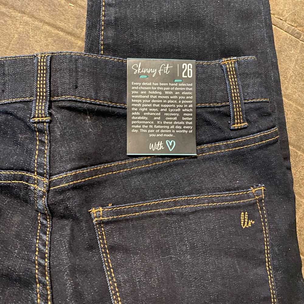Lularoe dark blue denim size 26 - Picture 3 of 3